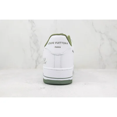 Louis Vuitton x Nike Air Force 1 Low "White/Olive" фото № 9