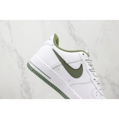 Louis Vuitton x Nike Air Force 1 Low "White/Olive" фото № 3