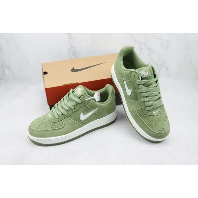 Nike Air Force 1 Low "Oil Green/Summit White" фото № 7