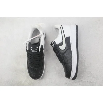 Nike Air Force 1 Low "Black/White Swoosh" фото № 7
