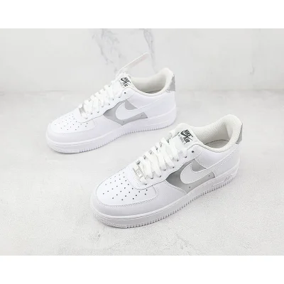 Nike Air Force 1 Low "White/Silver" фото № 5
