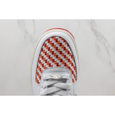 Nike Air Force 1 Low "White/Red/Orange" фото № 4