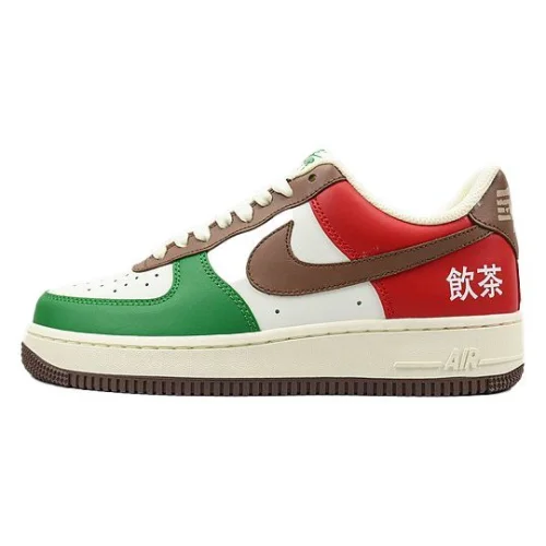 Nike Air Force 1 07 LV8 Low "Green/White/Red"