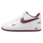 Nike Air Force 1 Low "40th Anniversary/White/Dark Red"