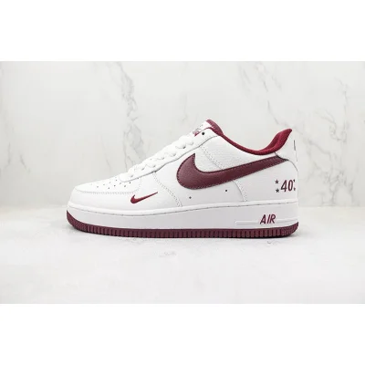 Nike Air Force 1 Low "40th Anniversary/White/Dark Red" фото № 2 Nike Air Force 1 Low "40th Anniversary/White/Dark Red" фото № 2