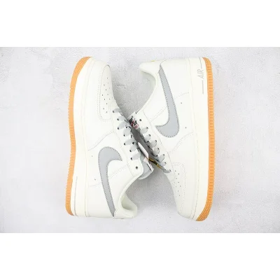 Nike Air Force 1 Low "Cream/Light Grey/Gold" фото № 6
