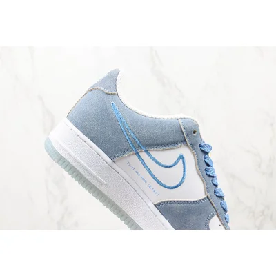 Nike Air Force 1 Low "Astronaut White/Blue" фото № 3