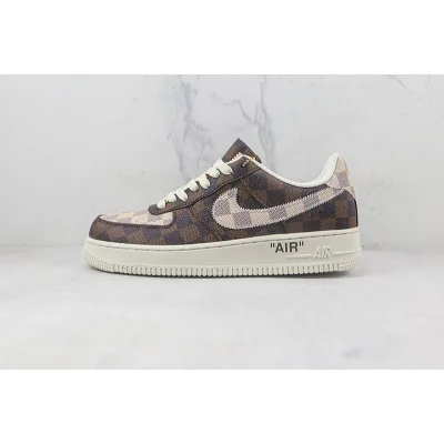 Louis Vuitton x Off-White x Nike Air Force 1 Low "Coffee" фото № 2 Louis Vuitton x Off-White x Nike Air Force 1 Low "Coffee" фото № 2