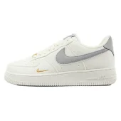 Nike Air Force 1 Low "White/Cadet Grey/Gold Mini-Swoosh"