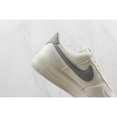 Nike Air Force 1 Low "White/Cadet Grey/Gold Mini-Swoosh" фото № 3