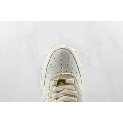 Nike Air Force 1 Low "White/Cadet Grey/Gold Mini-Swoosh" фото № 4
