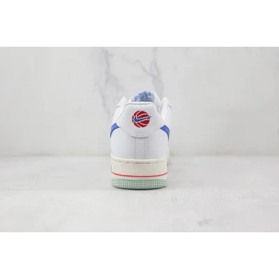 Nike Air Force 1 Low "White/Blue/Red/Cream" фото № 9