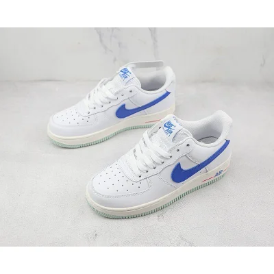Nike Air Force 1 Low "White/Blue/Red/Cream" фото № 5