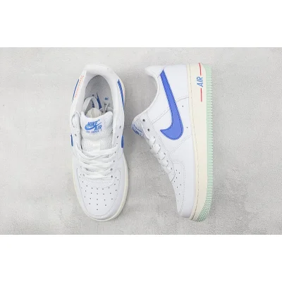 Nike Air Force 1 Low "White/Blue/Red/Cream" фото № 6