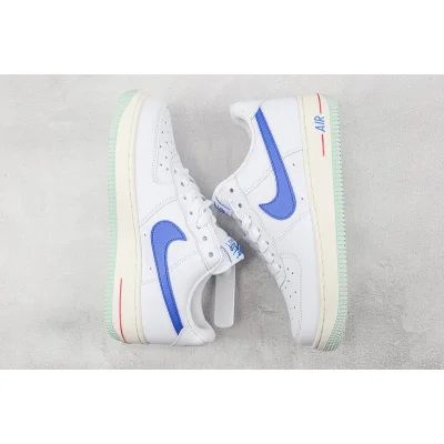 Nike Air Force 1 Low "White/Blue/Red/Cream" фото № 7