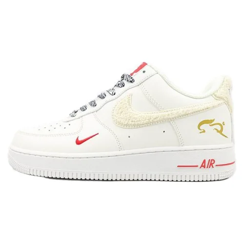 Nike Air Force 1 Low "White/Grey/Red/Gold"