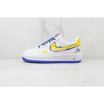 Nike Air Force 1 Low "Warriors/Yellow" фото № 2