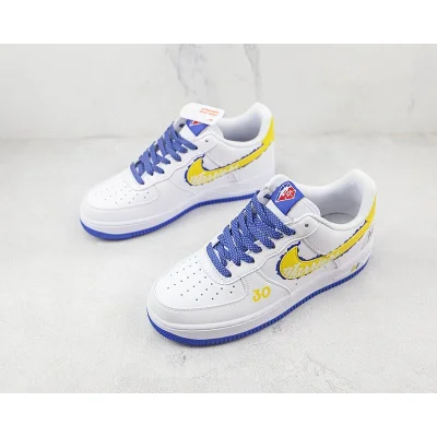 Nike Air Force 1 Low "Warriors/Yellow" фото № 5
