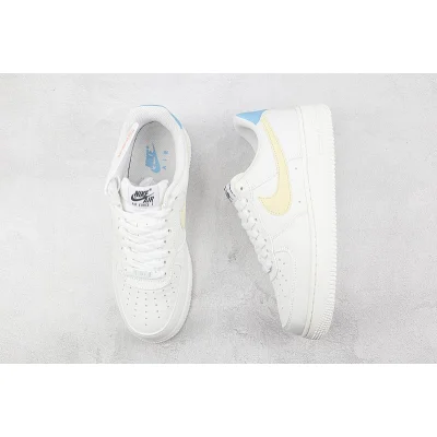 Nike Air Force 1 Low "Rice White/Navy Blue/Sand Yellow" фото № 6