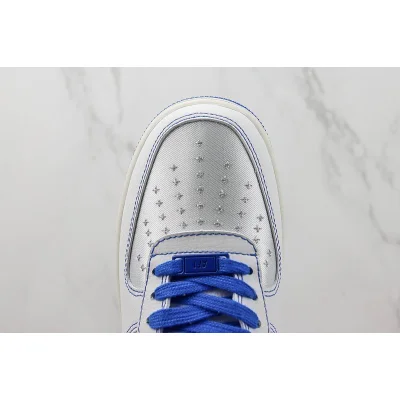 Nike Air Force 1 Low "White/Blue/Sliver Stars" фото № 3