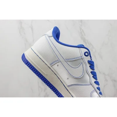 Nike Air Force 1 Low "White/Blue/Sliver Stars" фото № 4