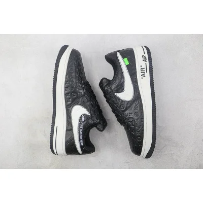 Louis Vuitton x Nike Air Force 1 Low "Black/White/Monogram" фото № 6
