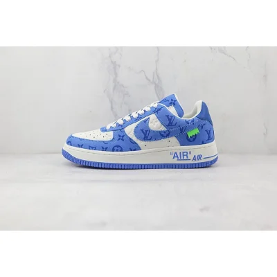 Louis Vuitton x Nike Air Force 1 Low "Blue/White" фото № 2