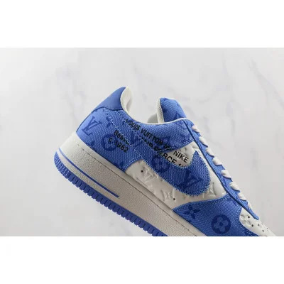 Louis Vuitton x Nike Air Force 1 Low "Blue/White" фото № 3