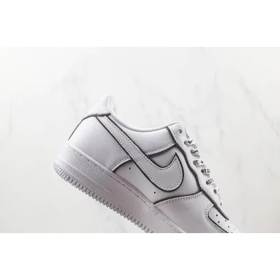 Stussy x Nike Air Force 1 07 Low "White/Black" фото № 4