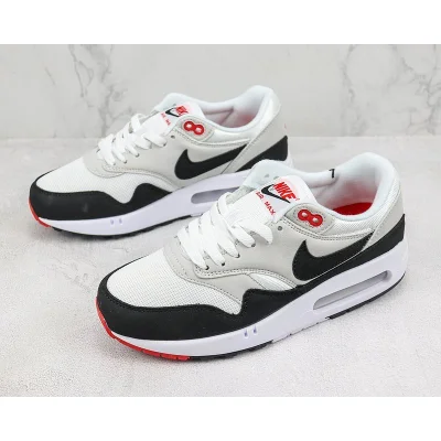 Nike Air Max 1 "Core Black/Grey/Red Foot" фото № 5
