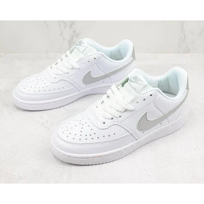 Nike Court Vision Low "White/Light Grey" фото № 5