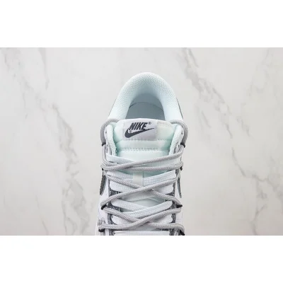 Nike Dunk Low "White Stork/Black Swoosh" фото № 5