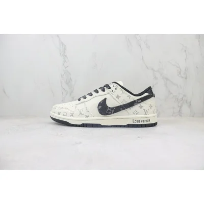 Louis Vuitton x Nike Dunk Low "Core Black/White/Silver Monogram" фото № 2 Louis Vuitton x Nike Dunk Low "Core Black/White/Silver Monogram" фото № 2