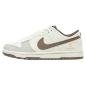 Louis Vuitton x Nike Dunk Low "Coffee Brown/White/Wolf Grey"