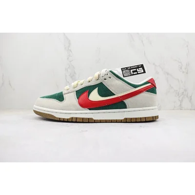 Nike Dunk Low 85 Double Swoosh "Grey/Green/Red" фото № 2