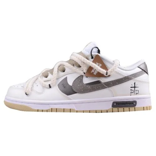 Nike Dunk Low Rope Laces Double Swoosh "Ivory White"