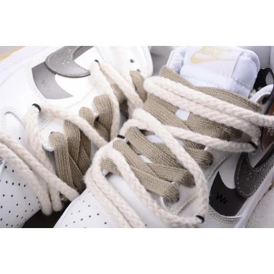 Nike Dunk Low Rope Laces Double Swoosh "Ivory White" фото № 5