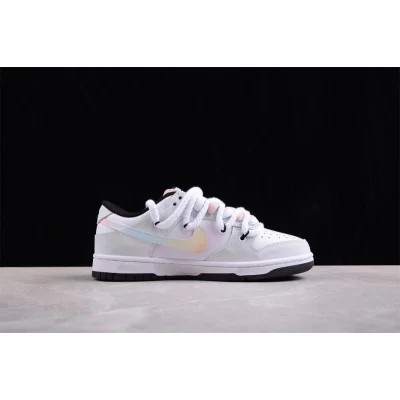 Nike Dunk Low "Gray/Rainbow Swoosh" фото № 7