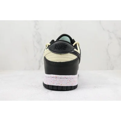 Nike Dunk Low Multi Swoosh "White/Black/Light Yellow" фото № 8