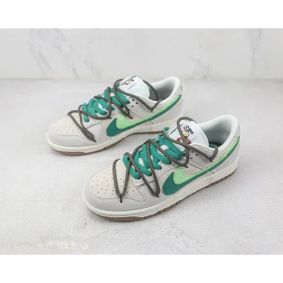 Nike Dunk Low SE 85 Double Swoosh "Grey/Green Aqua" фото № 5 Nike Dunk Low SE 85 Double Swoosh "Grey/Green Aqua" фото № 5