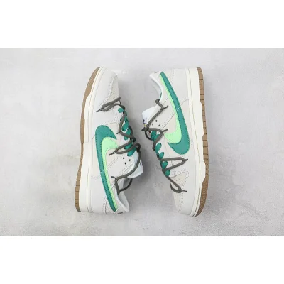 Nike Dunk Low SE 85 Double Swoosh "Grey/Green Aqua" фото № 7 Nike Dunk Low SE 85 Double Swoosh "Grey/Green Aqua" фото № 7