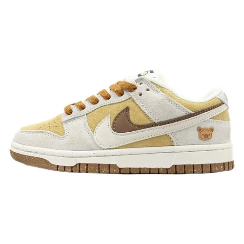 Nike Dunk Low SE 85 Double Swoosh "Grey/Light Yellow"