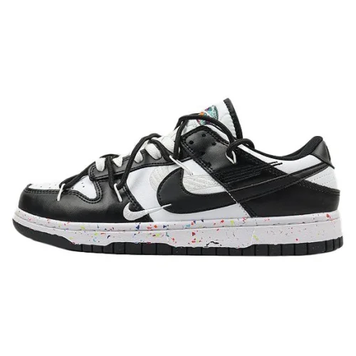 Nike Dunk Low Multi Swoosh «Black/White»