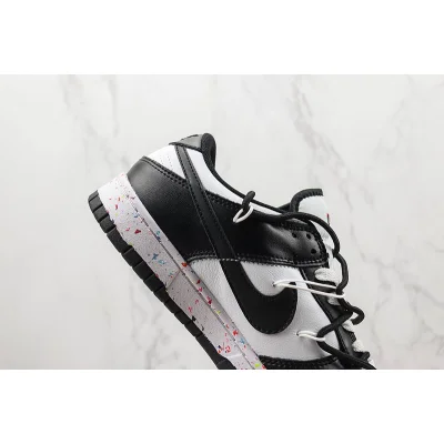 Nike Dunk Low Multi Swoosh «Black/White» фото № 3