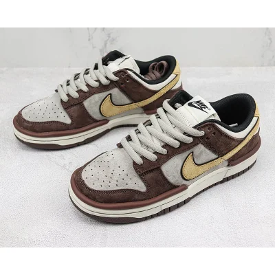 Nike SB Dunk Low "Brown/Grey/Golden" фото № 5