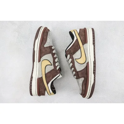 Nike SB Dunk Low "Brown/Grey/Golden" фото № 7