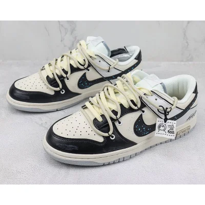 Nike SB Dunk Low "White/Cream/Black" фото № 5