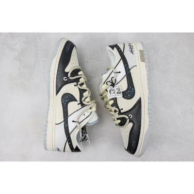 Nike SB Dunk Low "White/Cream/Black" фото № 6
