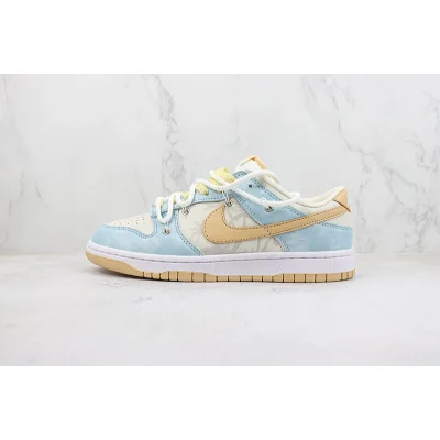 Nike SB Dunk Low "Sea Blue/Sand Yellow/White Lace Up" фото № 2 Nike SB Dunk Low "Sea Blue/Sand Yellow/White Lace Up" фото № 2