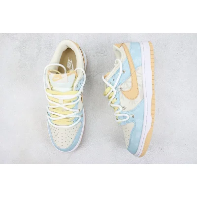 Nike SB Dunk Low "Sea Blue/Sand Yellow/White Lace Up" фото № 6 Nike SB Dunk Low "Sea Blue/Sand Yellow/White Lace Up" фото № 6